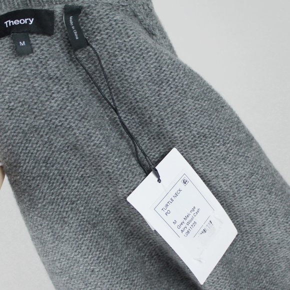 NWT THEORY Sweater- Turtle Neck Swingy Shape - Picture 4 of 12